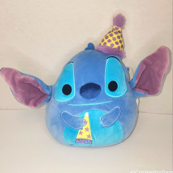 STITCH 🥳 Disney's Birthday Party Stitch Original Squishmallow by Kelly Toy NWT - Picture 1 of 10